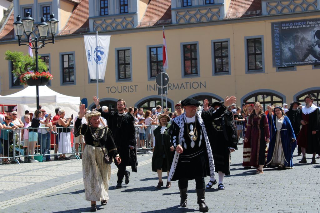 HussitenKirschfest in der Partnerstadt Naumburg Hilde Scheidt